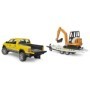 Bruder Masina RAM 2500 cu remorca si mini excavator Bruder - 2
